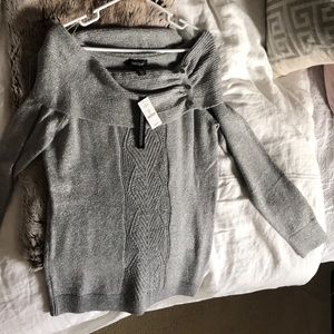 Brand New with tags shimmer thread tunic sweater